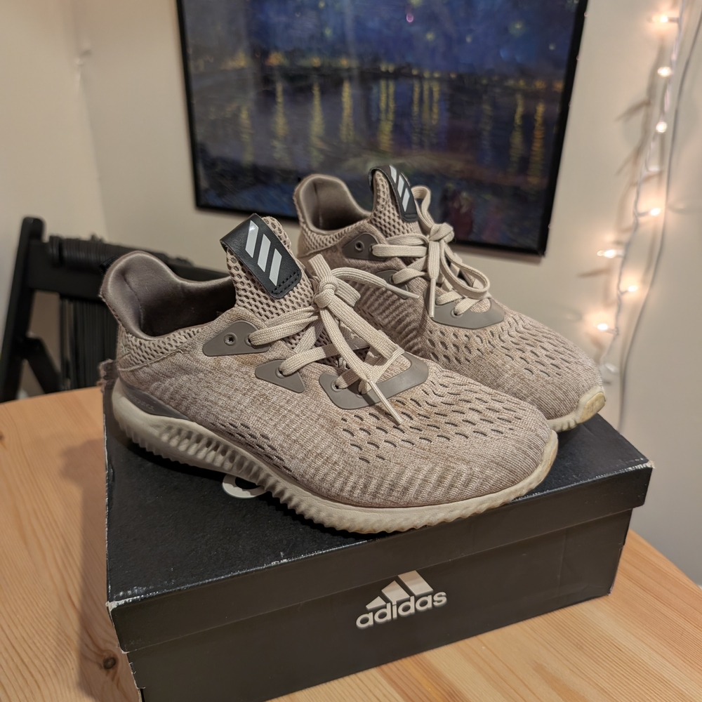 Adidas Alphabounce EM Oatmeal Sneakers
